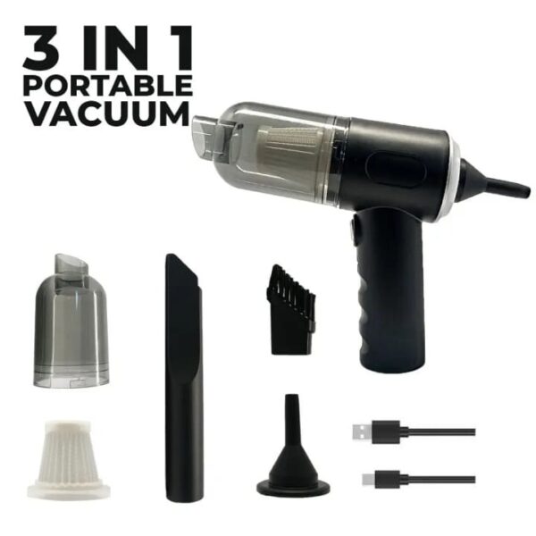 3-in-1 Portable Cordless Handheld Vacuum Cleaner
